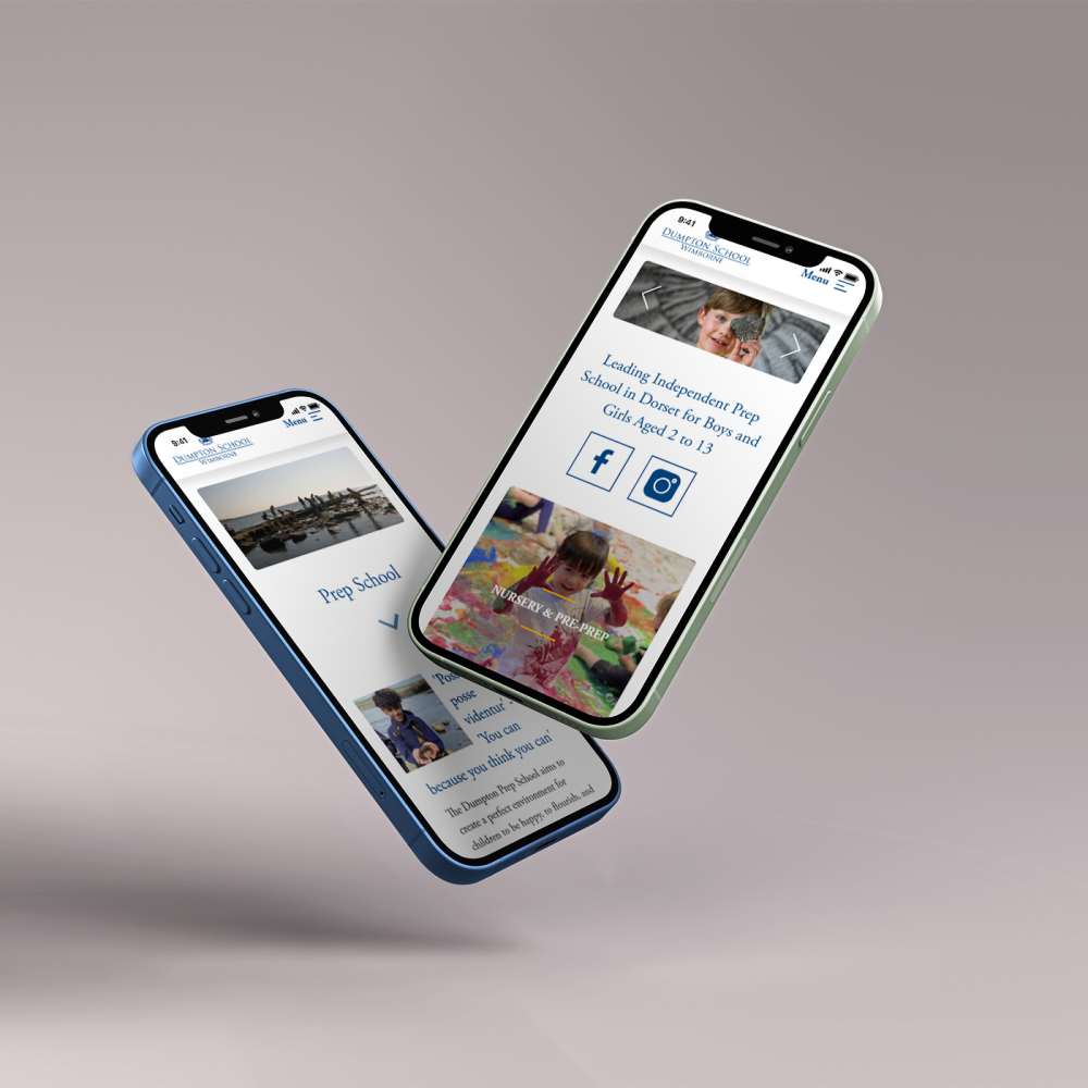 Dumpton website featured on a smartphone