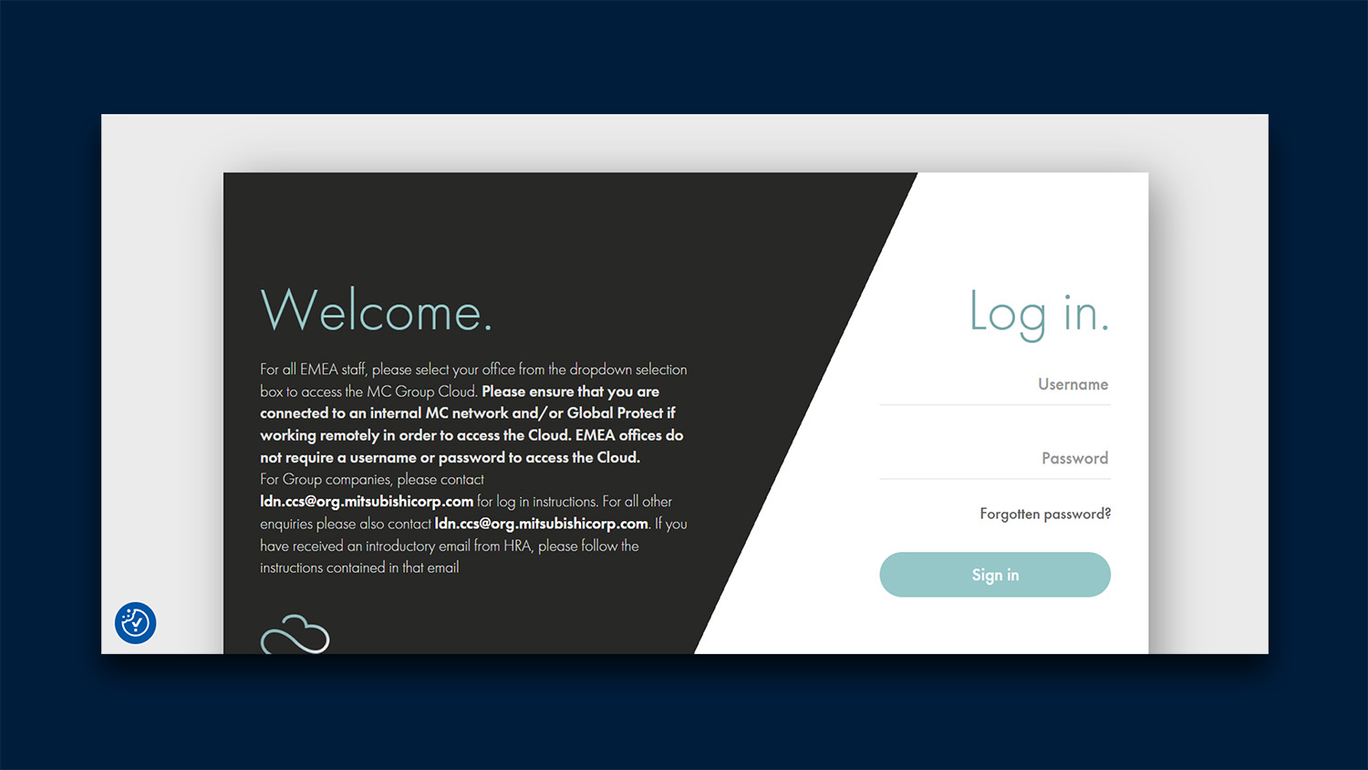 Mitsubishi Website Mockup