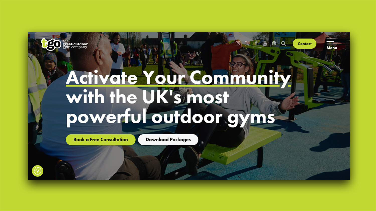 TGOGC Website Mockup